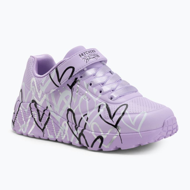 Dětské boty SKECHERS Uno Lite Love Levitate lavander/multi