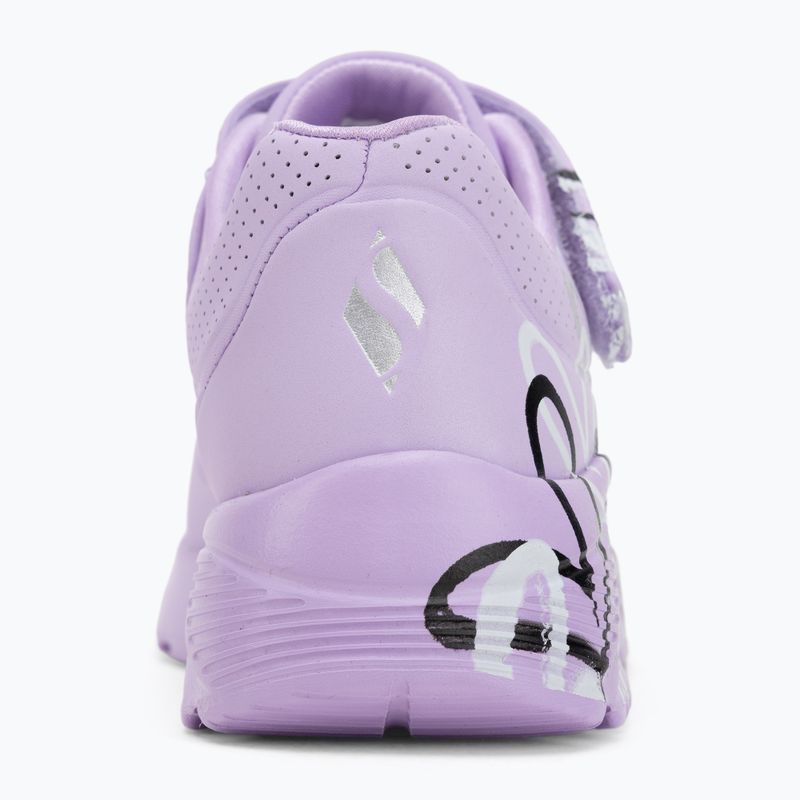 Dětské boty SKECHERS Uno Lite Love Levitate lavander/multi 6