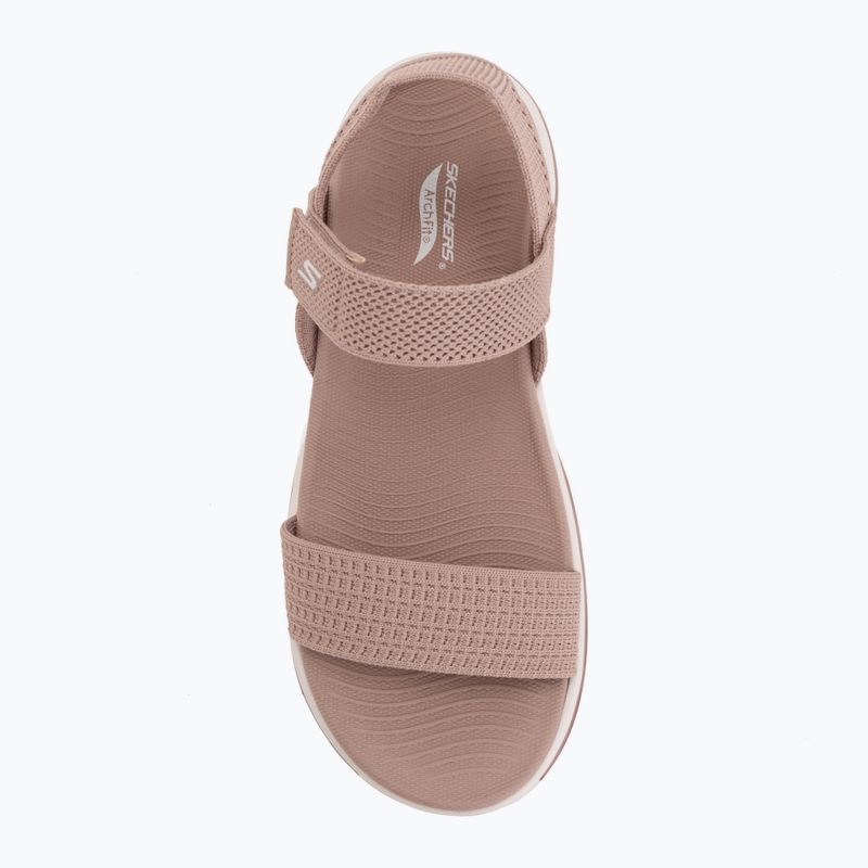 Dámské sandály SKECHERS Go Walk Arch Fit 2.0 purple 5