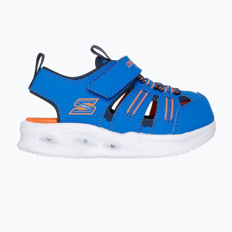 Dětské sandály SKECHERS S-Lights Sola Glow blue/lime