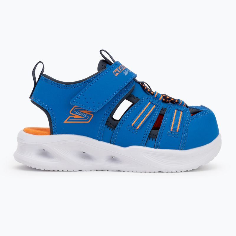 Dětské sandály SKECHERS S-Lights Sola Glow blue/lime 2