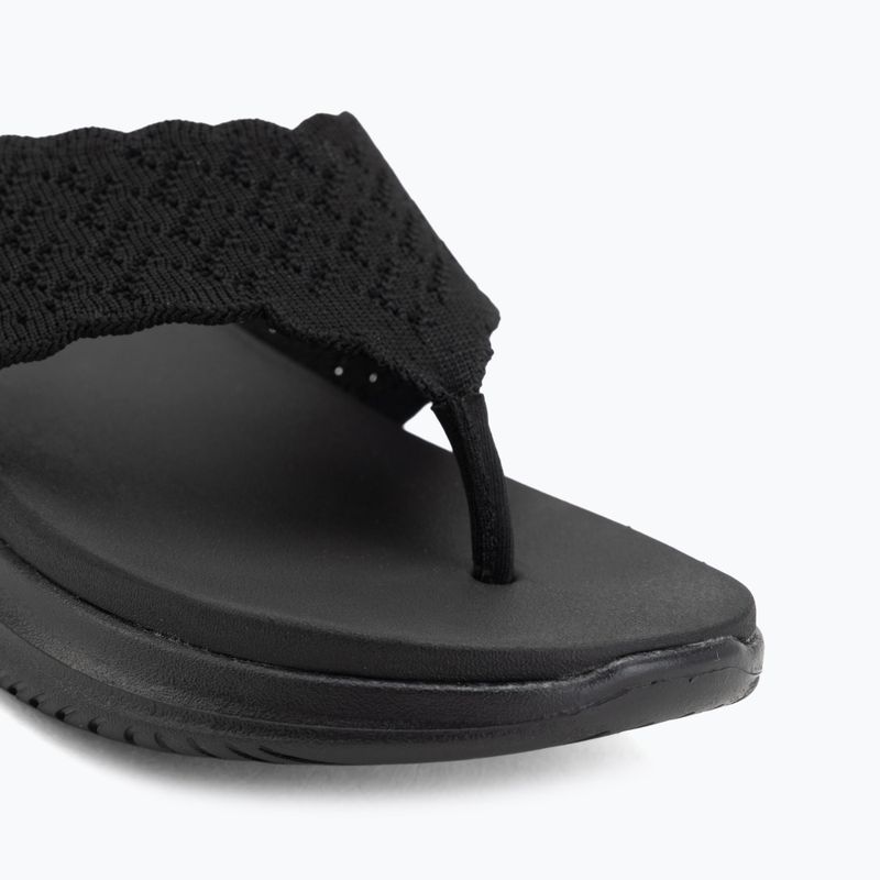 Dámské pantofle SKECHERS Ultra Flex 3.0 Rhythm Waves black 7