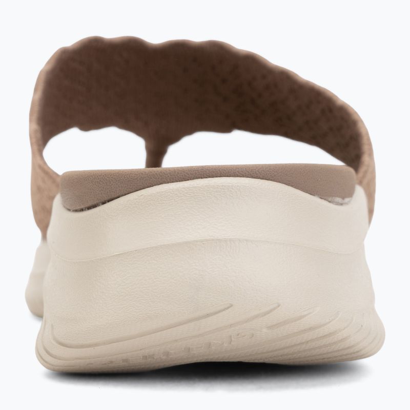 Dámské pantofle SKECHERS Ultra Flex 3.0 Rhythm Waves brown 6