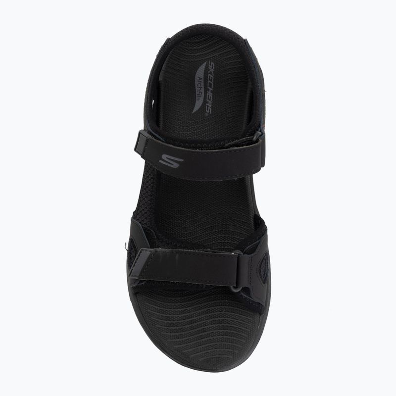Pánské sandály SKECHERS Go Walk Arch Fit 2.0 Capistrano black 5