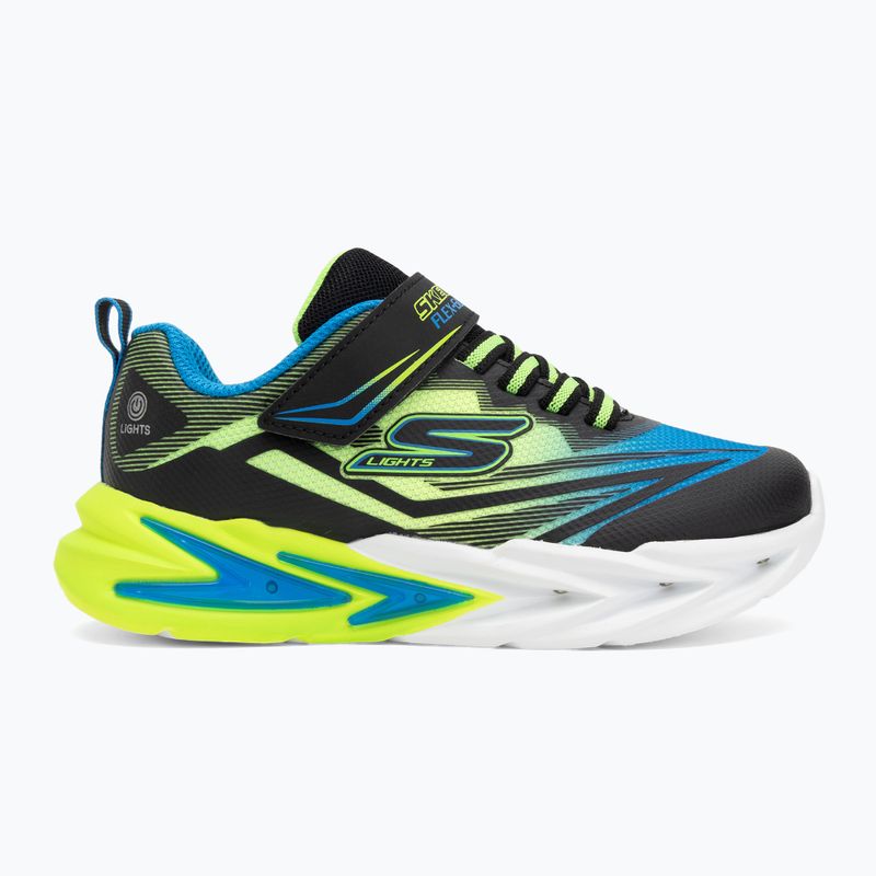 Dětské boty SKECHERS Flex-Glow Ultra black/blue/lime 2