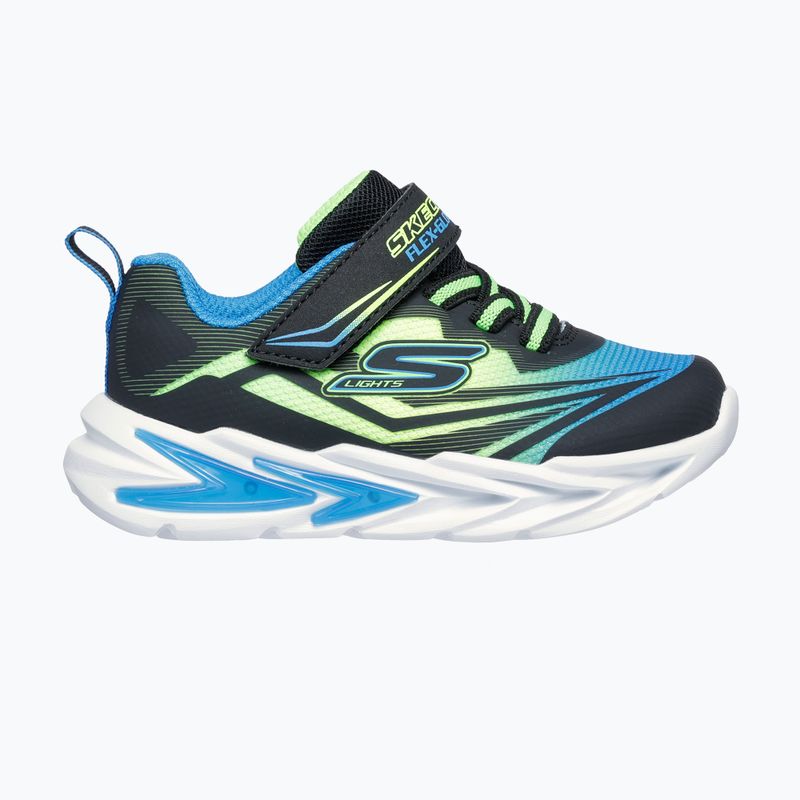 Dětské boty SKECHERS Flex-Glow Ultra black/blue/lime 2