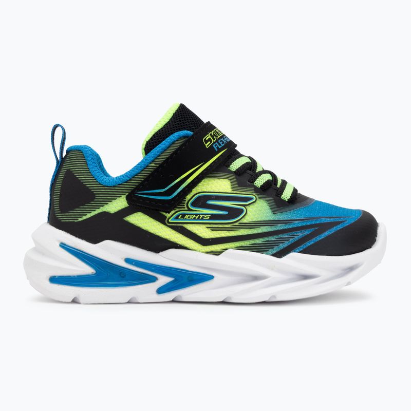 Dětské boty SKECHERS Flex-Glow Ultra black/blue/lime 2