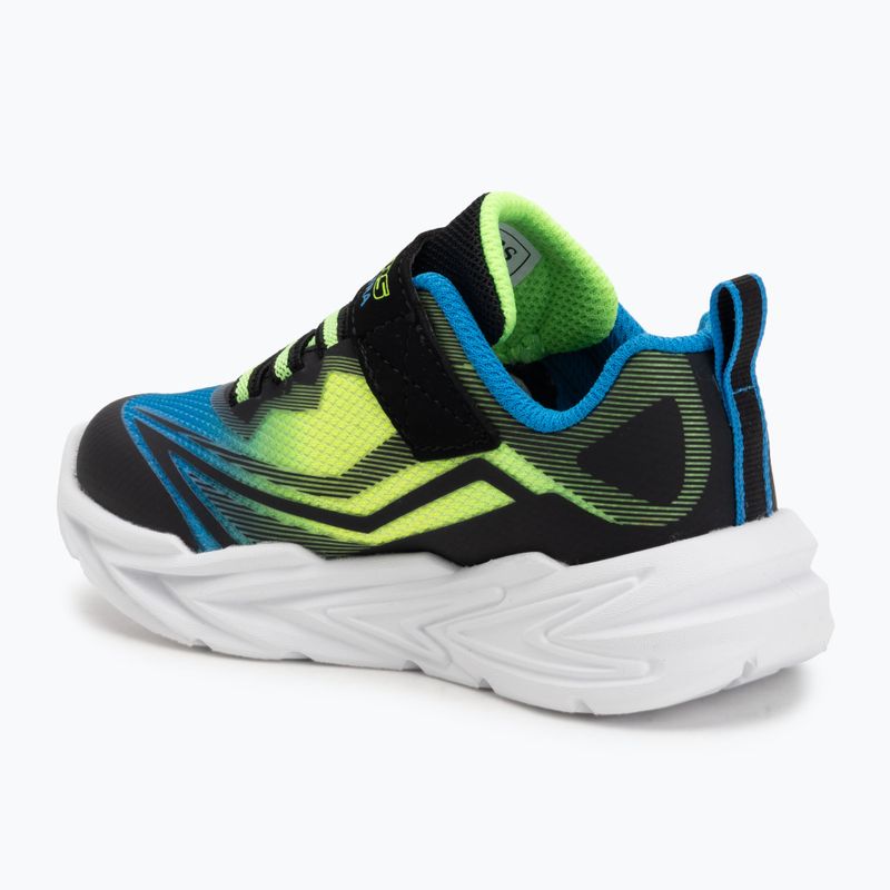 Dětské boty SKECHERS Flex-Glow Ultra black/blue/lime 3