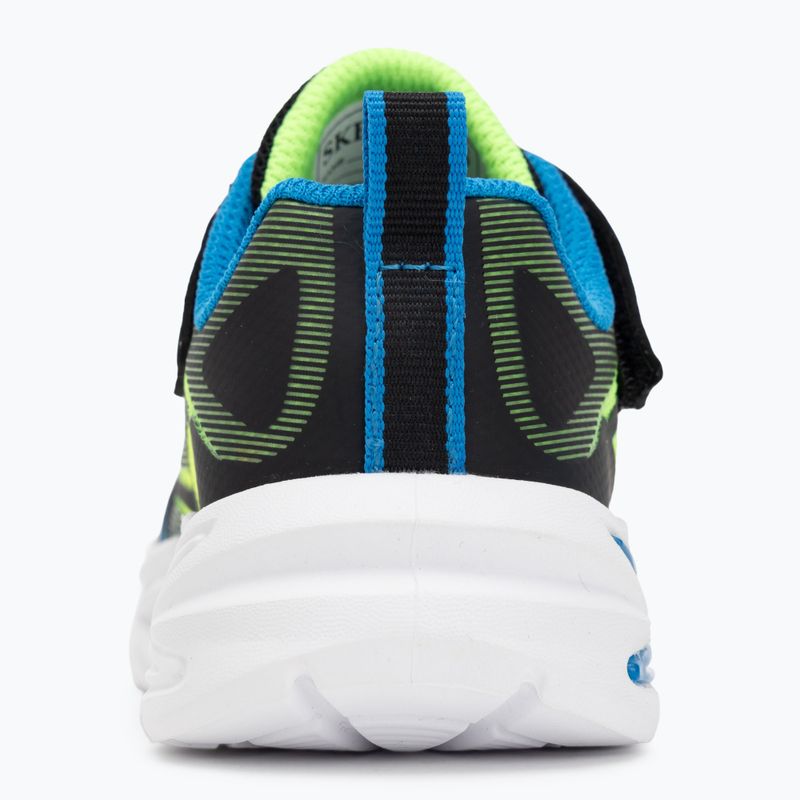 Dětské boty SKECHERS Flex-Glow Ultra black/blue/lime 6