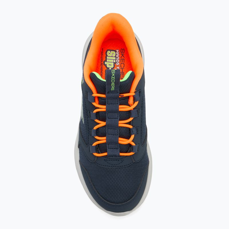 Dětské boty SKECHERS Go Run 400 V2 Turbo-Brisk navy/orange 5