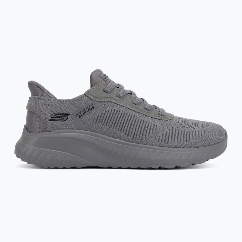 Pánské boty SKECHERS Bobs Squad Chaos Solid Step gray 2