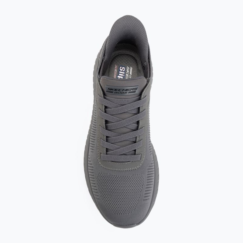 Pánské boty SKECHERS Bobs Squad Chaos Solid Step gray 5