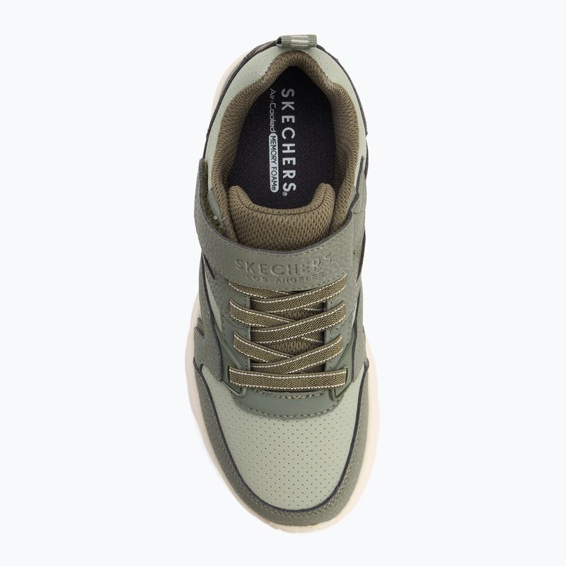 Dětské boty SKECHERS Uno Lite Echo Surge olive 5