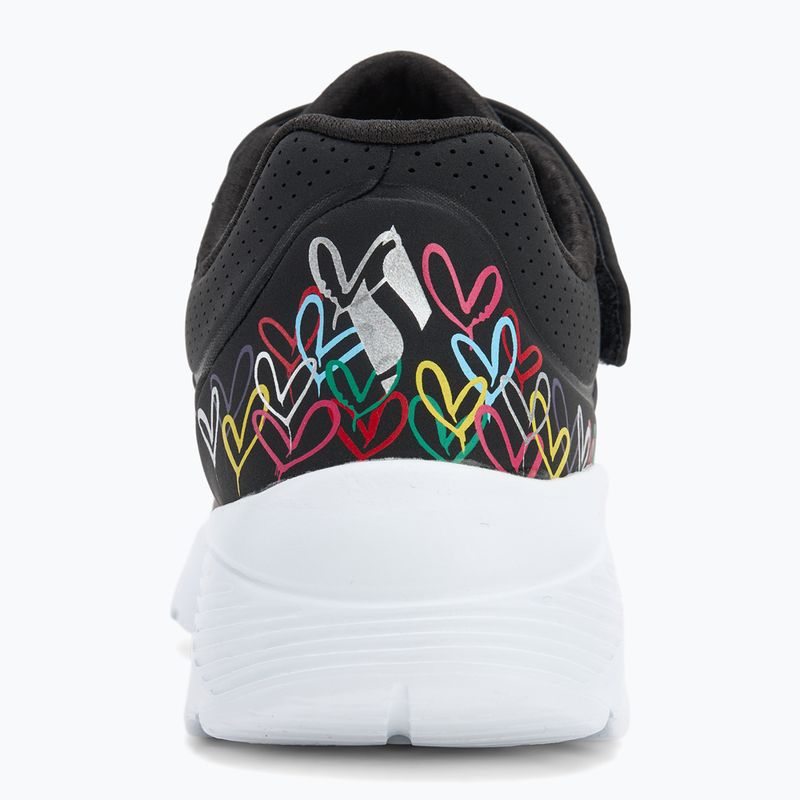 Dětské boty SKECHERS Uno Lite Heart Craze black/multicolor 6