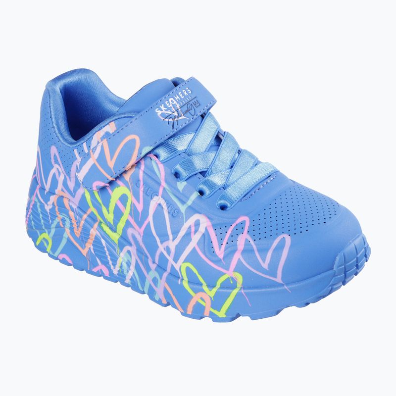 Dětské boty SKECHERS Uno Lite Love Levitate blue/multi 8