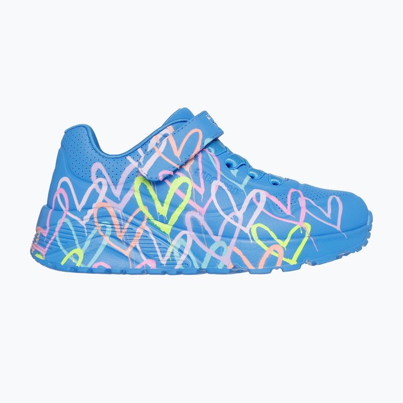 Dětské boty SKECHERS Uno Lite Love Levitate blue/multi 9