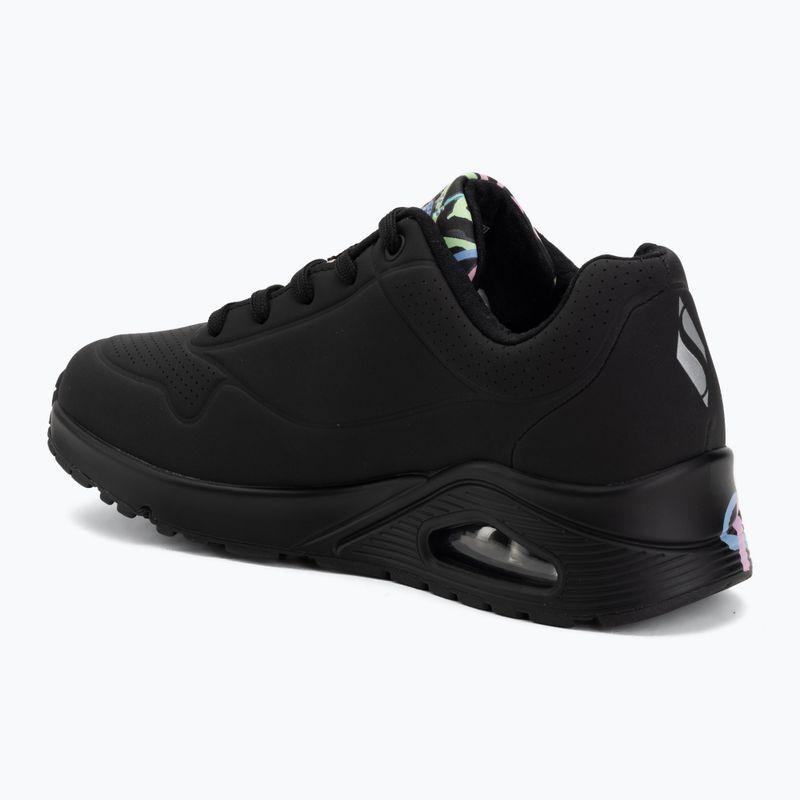 Dámské boty SKECHERS JGoldcrown Uno Spread The Love black 3