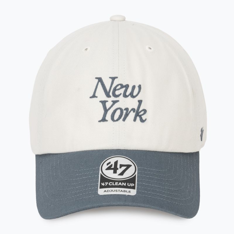Kšiltovka 47 Brand MLB New York Yankees Foundation Script TT CLEAN UP sandstone 2