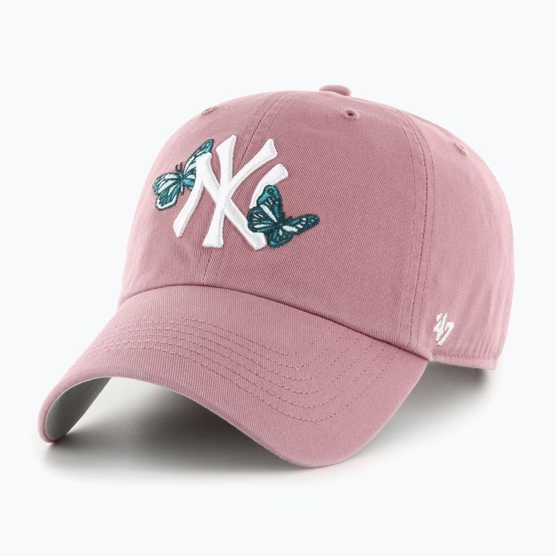Kšiltovka 47 Brand MLB New York Yankees Icon Alt cap CLEAN UP mauve
