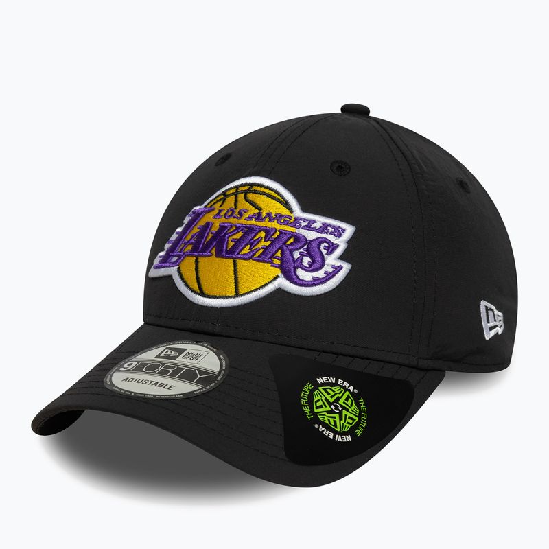 Kšiltovka New Era Recycled 9Forty Lakers black/official tea team color 2