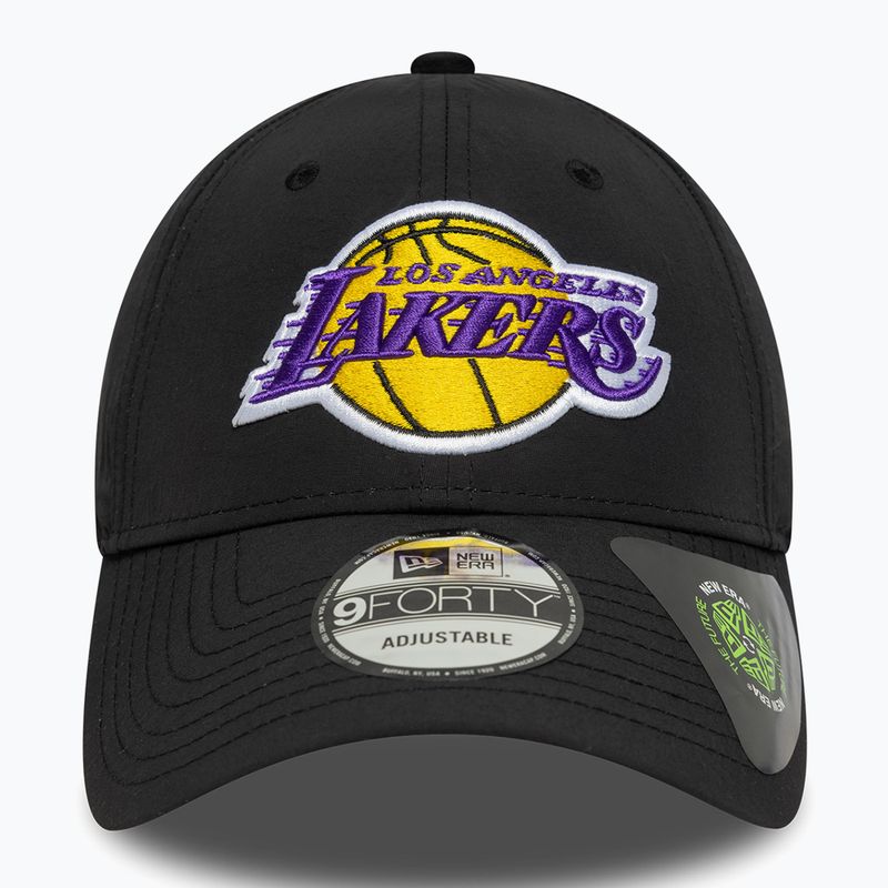 Kšiltovka New Era Recycled 9Forty Lakers black/official tea team color 3