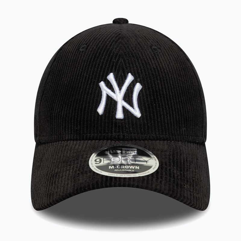 Kšiltovka New Era Cord 9Forty Mcrown New York Yankees black 2