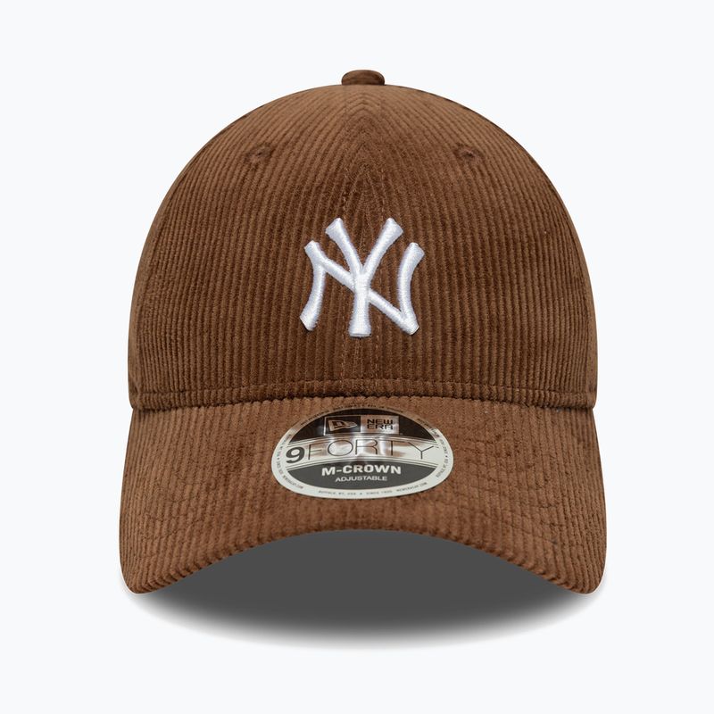Kšiltovka New Era Cord 9Forty Mcrown New York Yankees dark auburn/dark autumn 2