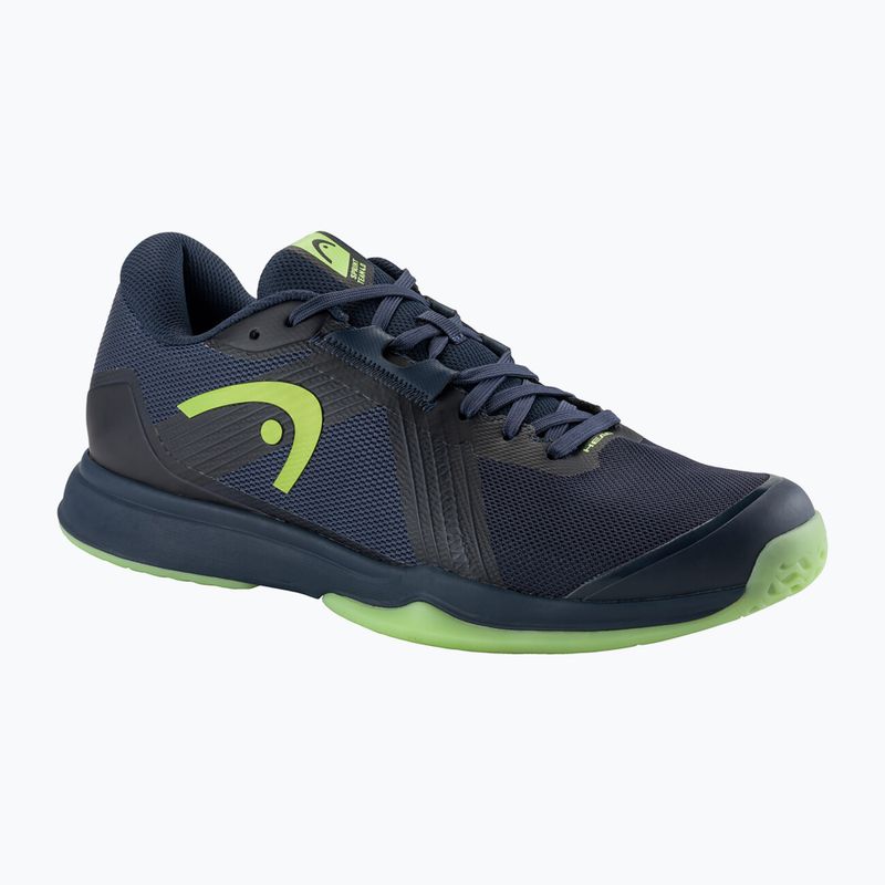 Boty na squash HEAD Sprint Team 4.0 Indoor navy/lime