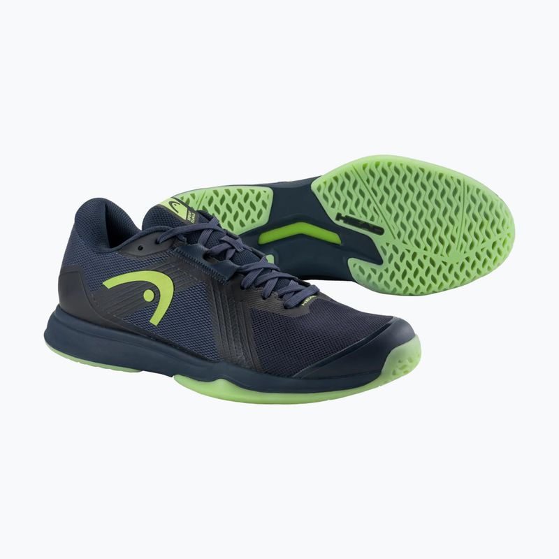 Boty na squash HEAD Sprint Team 4.0 Indoor navy/lime 5