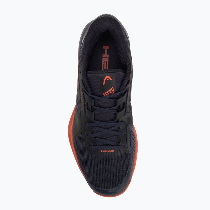 Boty na squash HEAD Sprint Pro 4.0 Indoor dark blue/red 5