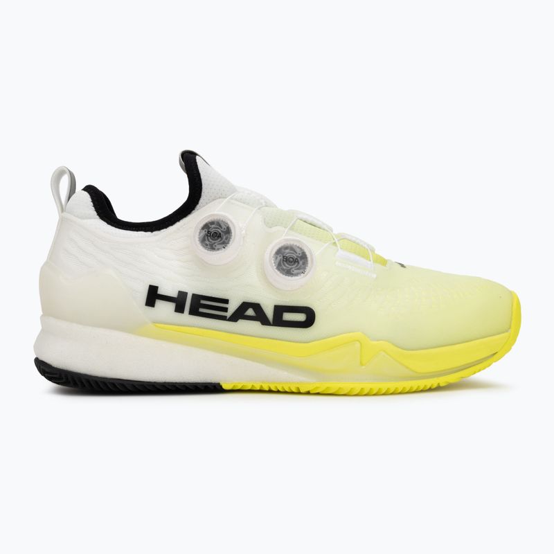 Pánské tenisové boty HEAD Endure Pro BOA Clay white/yellow 2