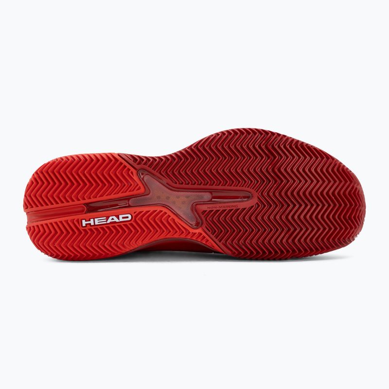 Pánské tenisové boty HEAD Revolt Pro 5.0 Clay red/dark red 4
