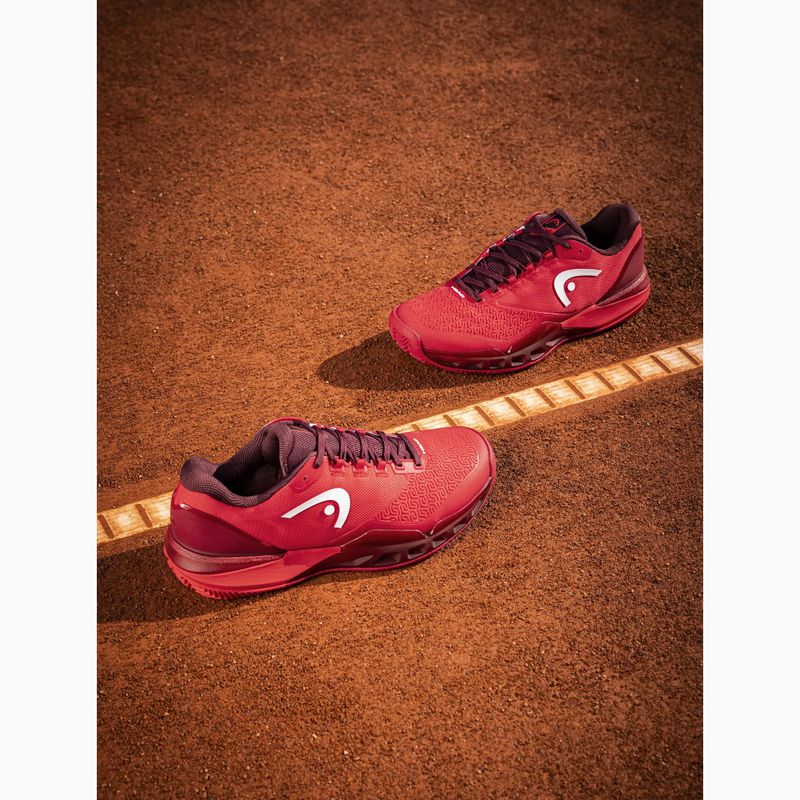 Pánské tenisové boty HEAD Revolt Pro 5.0 Clay red/dark red 5