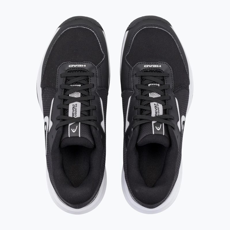 Pánské tenisové boty HEAD Revolt Court 5.0 black/white 4