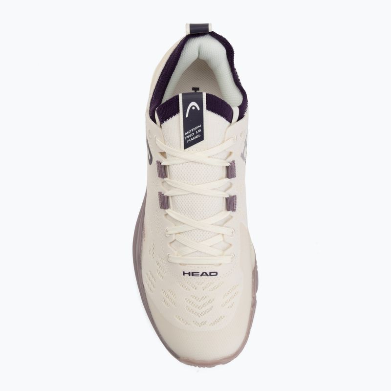 Dámské boty na padel HEAD Motion Pro 1.5 chalk white/purple 5