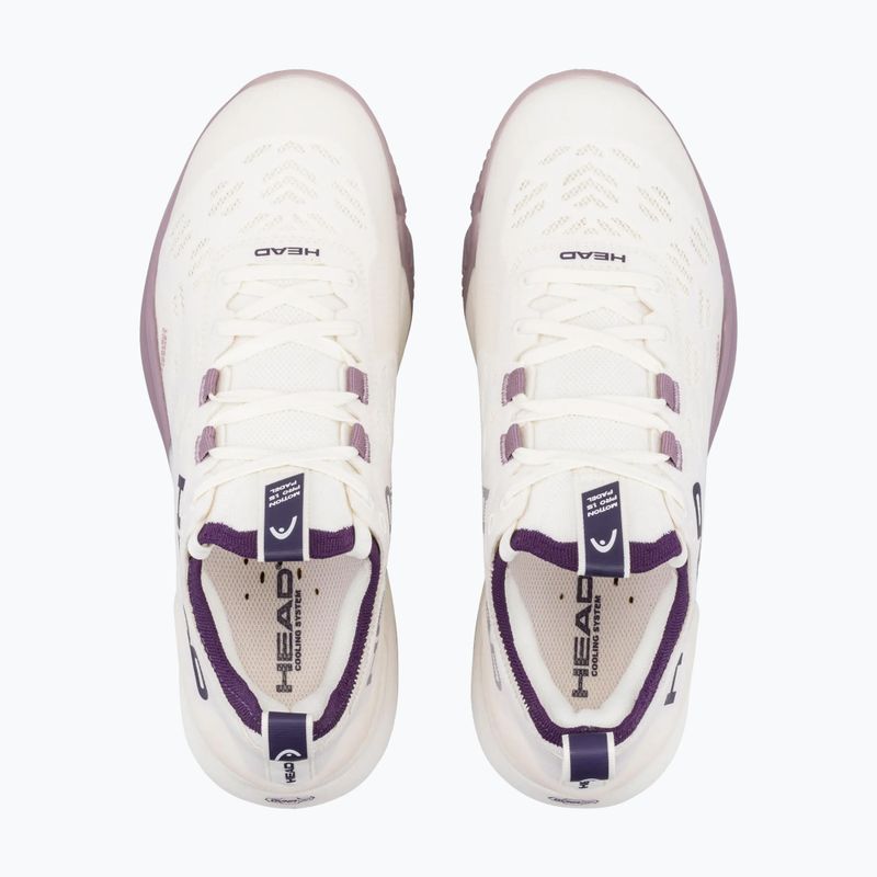 Dámské boty na padel HEAD Motion Pro 1.5 chalk white/purple 4