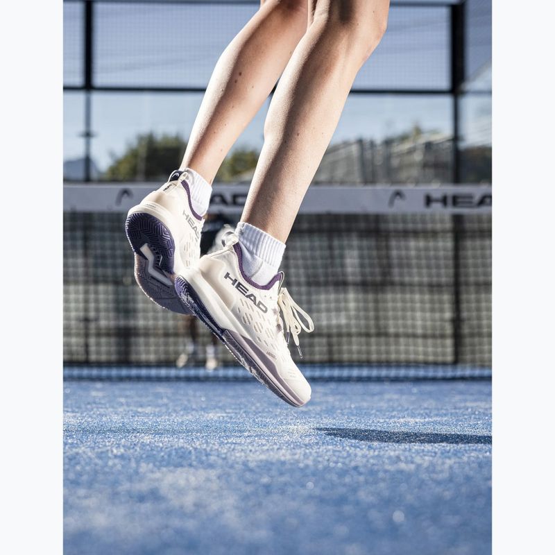 Dámské boty na padel HEAD Motion Pro 1.5 chalk white/purple 7