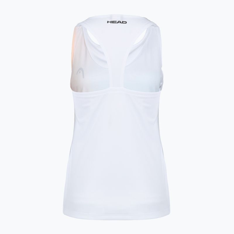 Dámské tenisové tričko HEAD Agility Tank Top apricot/print vision 2