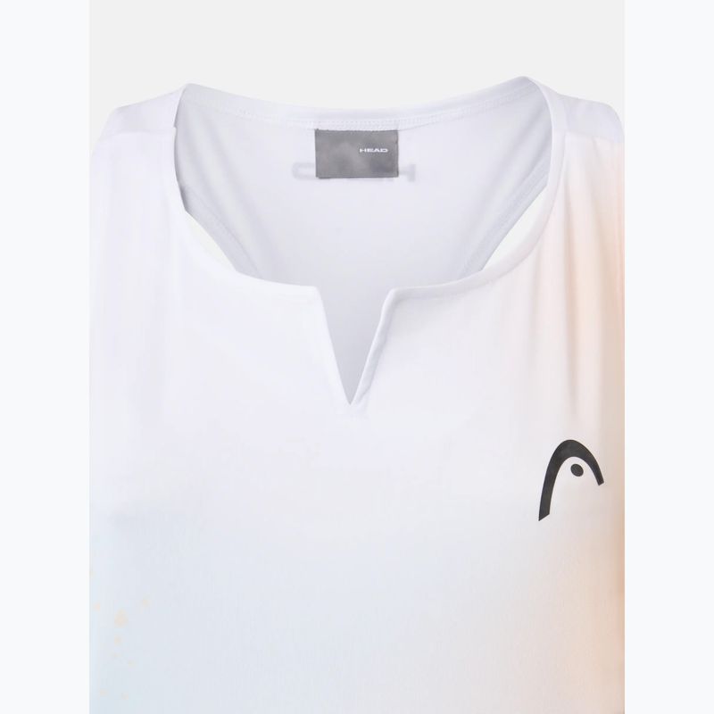 Dámské tenisové tričko HEAD Agility Tank Top light blue/print vision 3