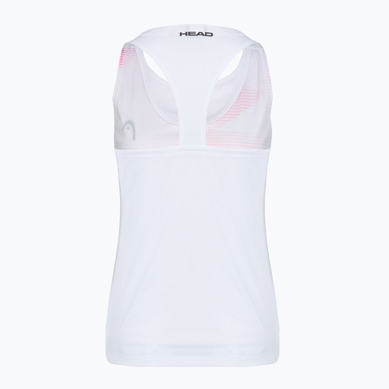 Dámské tenisové tričko HEAD Agility Tank Top light blue/print vision 2