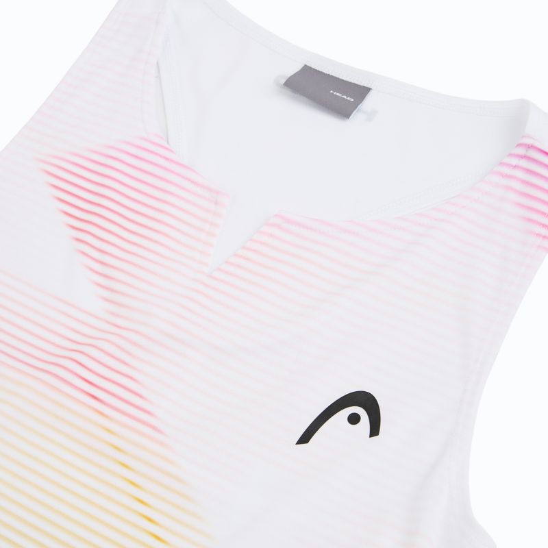 Dámské tenisové tričko HEAD Agility Tank Top light blue/print vision 3