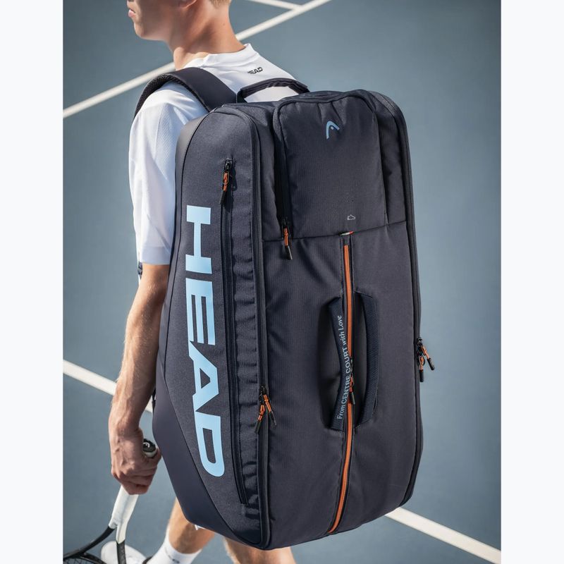 Tenisová taška HEAD Pro Racquet Bag XL 70 l navy 9