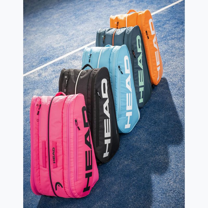 Taška na padel HEAD Tour Padel Bag L 40 l green/orange 6