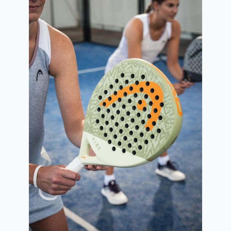 Pálka na padel HEAD Vibe 2026 green/orange 10