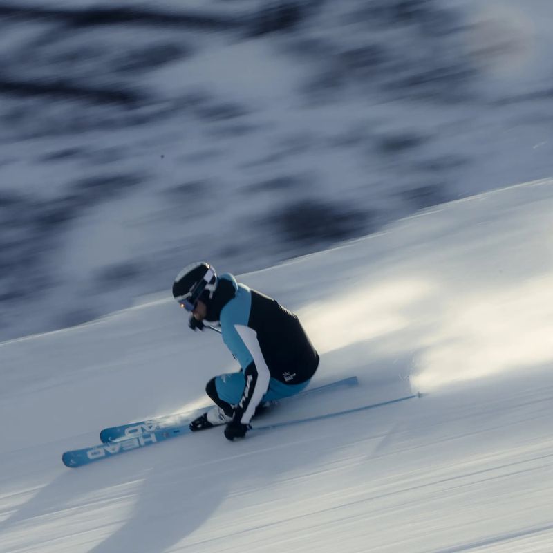 Sjezdové lyže + vázání HEAD WC Rebels e-Speed Pro RP WCR 14 + Protector+ FF 14 GW blue/white 7