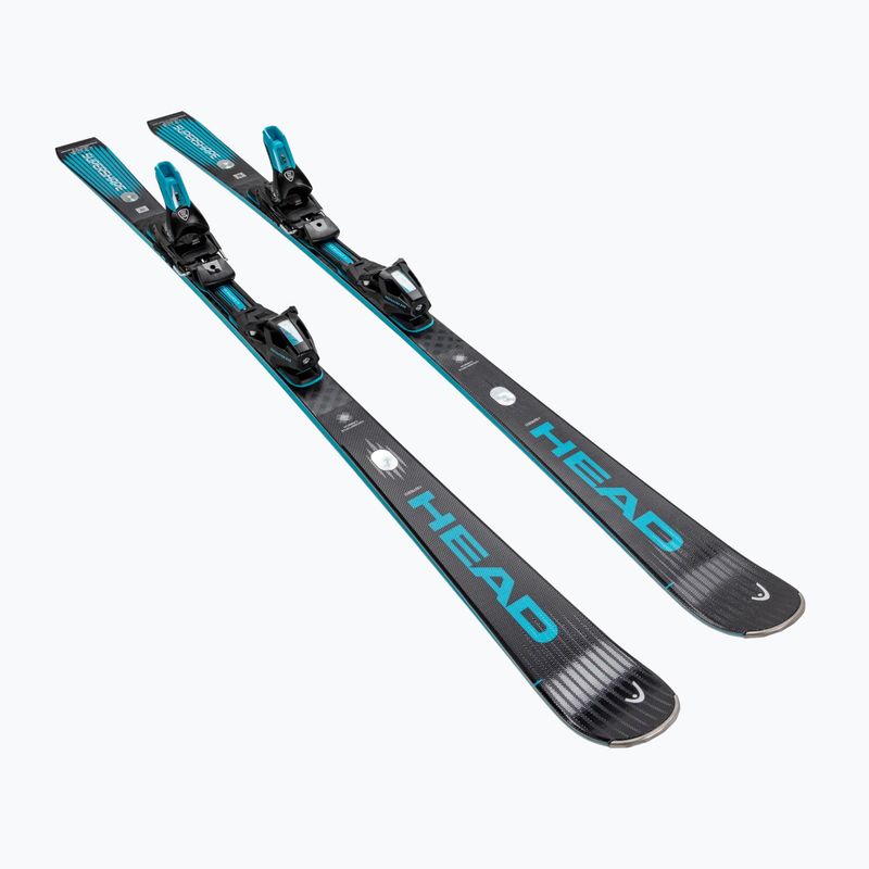 Sjezdové lyže + vázání HEAD Supershape e-Speed SW BB-PR + Protector Evo PR 13 GW black/blue 2