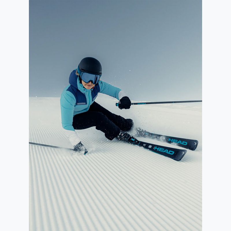 Sjezdové lyže + vázání HEAD Supershape e-Speed SW BB-PR + Protector Evo PR 13 GW black/blue 5