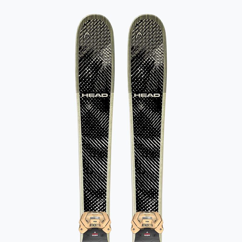 Dětské sjezdové lyže + vázání HEAD Kore Team SW + Attack LYT 11 GW black/beige 5