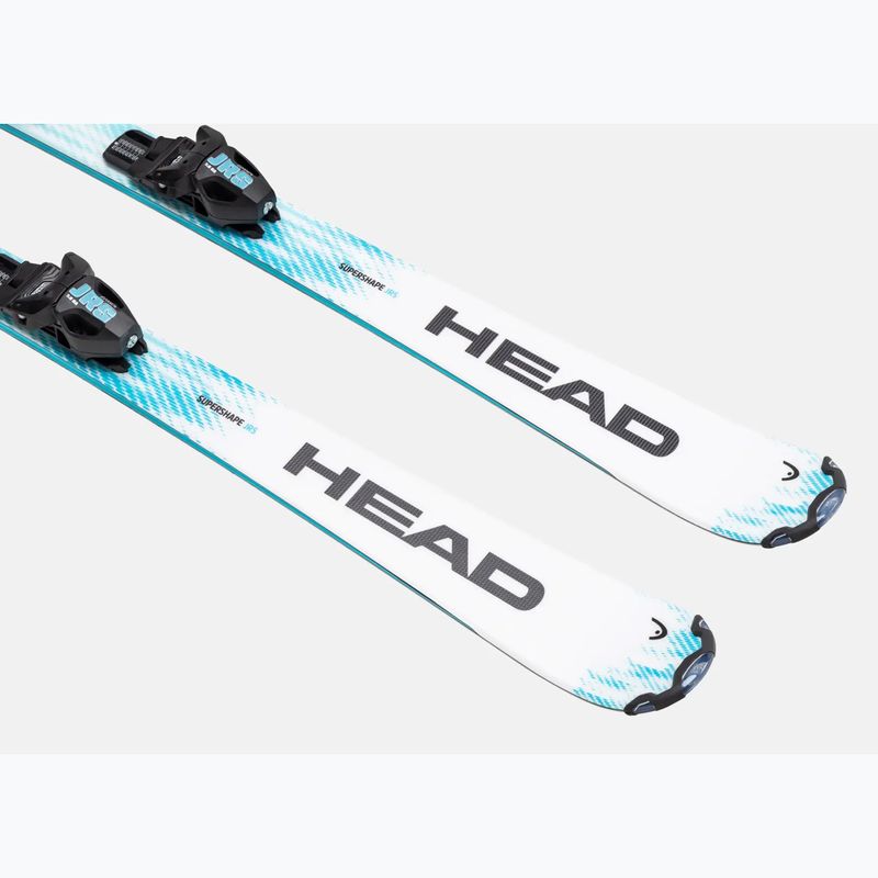 Dětské sjezdové lyže + vázání HEAD Supershape JRS + Jrs 7.5 GW CA white/blue 3