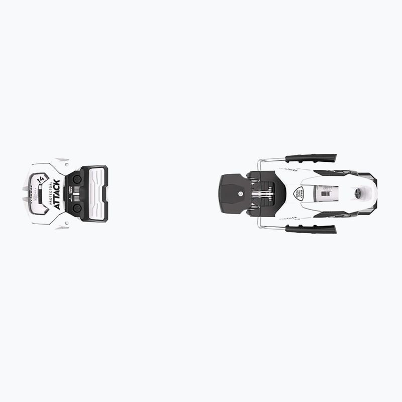 Dámské sjezdové lyže + vázání HEAD Kore 93 Ti + Protector+ Attack 14 GW white/blue 6